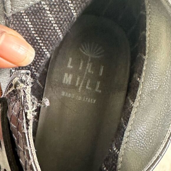 LiliMill Black Snakeskin Ankle Boot 37=7 - Picture 6 of 7